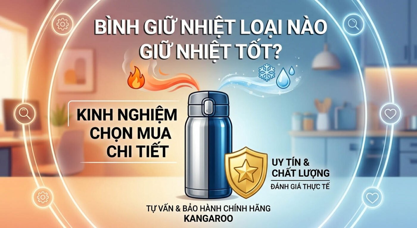 Bình giữ nhiệt loại nào giữ nhiệt tốt cho nhu cầu hằng ngày