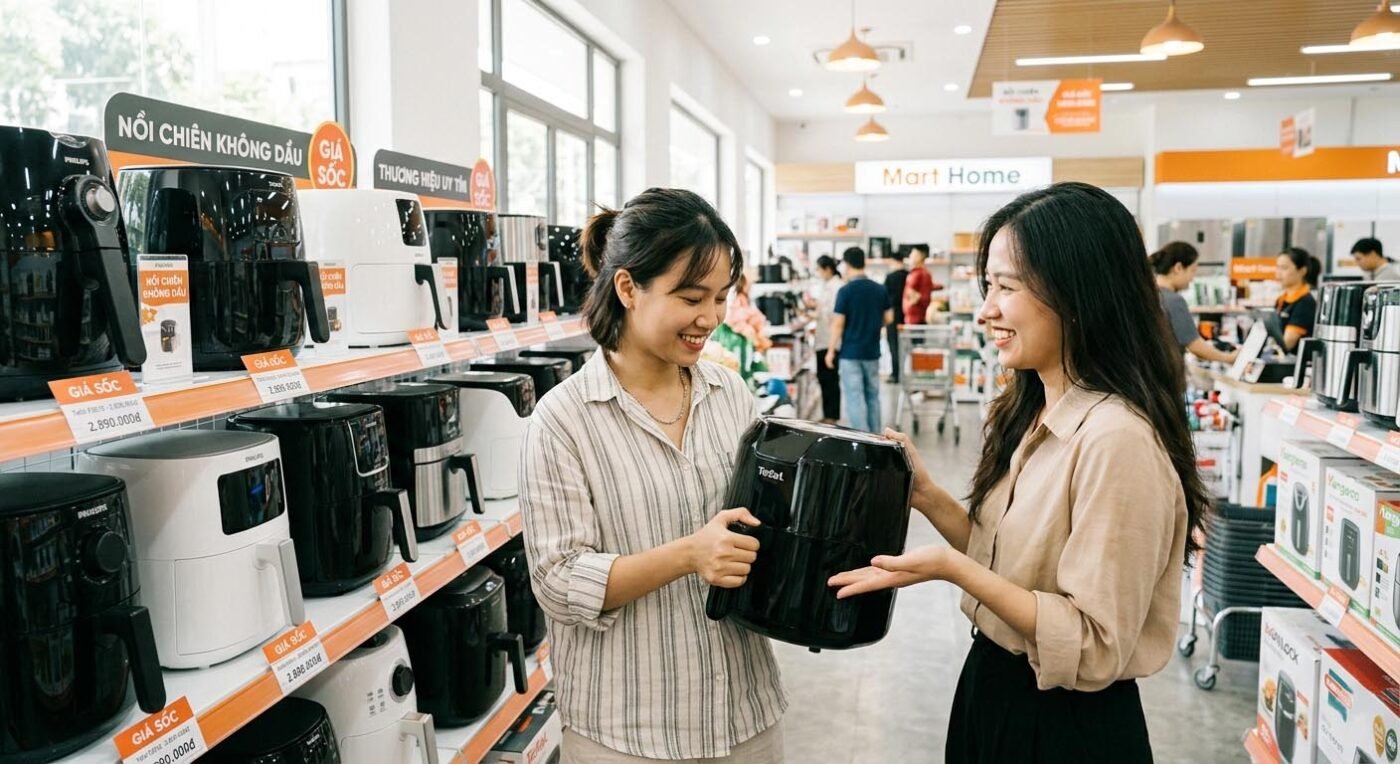 Kinh nghiệm chọn nồi chiên không dầu cho gia đình
