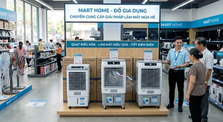 Quạt điều hòa sử dụng trong mùa hè